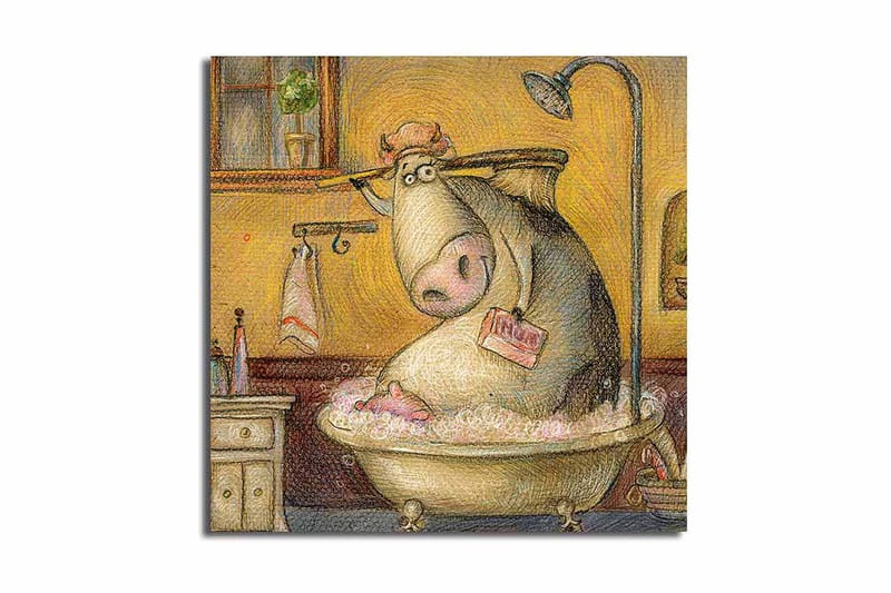 Canvastavla Scenic Flerfärgad, 45x45 cm