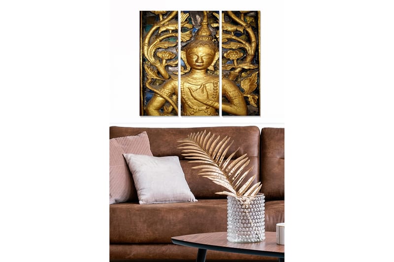 Canvastavla Spiritual 3-pack Flerfärgad - 20x50 cm - Inredning & dekor - Tavlor & konst - Canvastavla