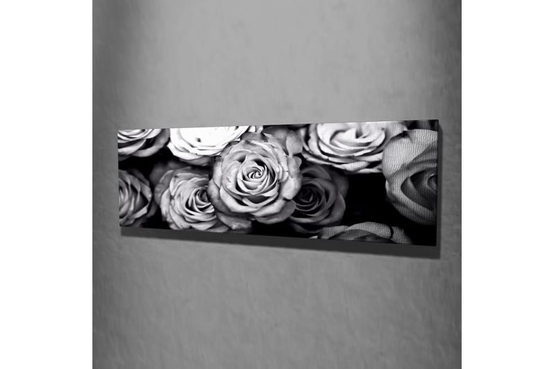 Canvastavla Svartvita rosor - Svart/Vit - Inredning & dekor - Tavlor & konst - Canvastavla