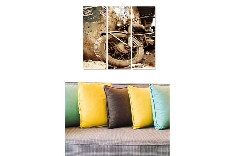 CANVASTAVLA Transportation 3-pack Flerfärgad 20x50 cm - Inredning & dekor - Tavlor & konst - Canvastavla