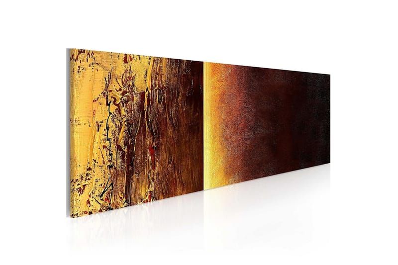 CANVASTAVLA Två texturer  100x40 cm - Artgeist sp. z o. o. - Inredning & dekor - Tavlor & konst - Canvastavla
