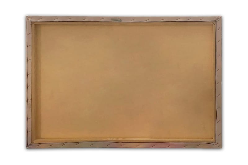 Canvastavla - Vacker kuststad vid skymning med båtar i hamnen - Blå / Orange / Grön - Inredning & dekor - Tavlor & konst - Canvastavla