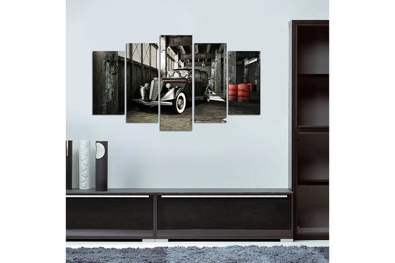 CANVASTAVLA Vehicles 5-pack Flerfärgad 20x60 cm - Inredning & dekor - Tavlor & konst - Canvastavla