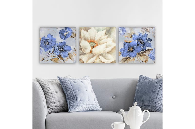 Canvastavla VP Italy 3-pack Flerfärgad, 30x30 cm