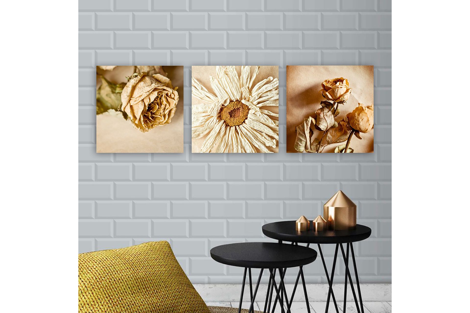 CANVASTAVLA VP Italy 3-pack Flerfärgad 30x30 cm - Inredning & dekor - Tavlor & konst - Canvastavla
