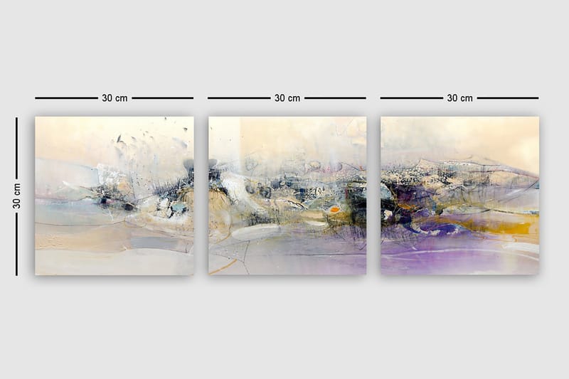 CANVASTAVLA VP Italy 3-pack Flerfärgad 30x30 cm - Inredning & dekor - Tavlor & konst - Canvastavla