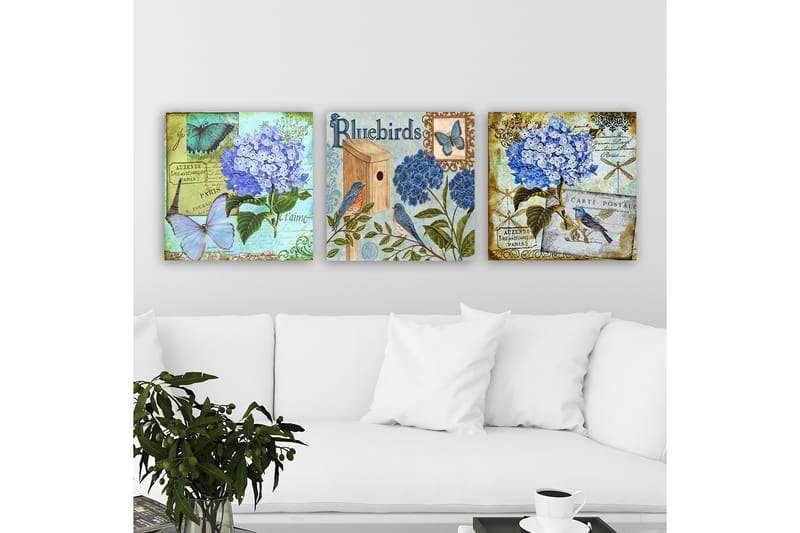 CANVASTAVLA VP Italy 3-pack Flerfärgad 30x30 cm - Inredning & dekor - Tavlor & konst - Canvastavla