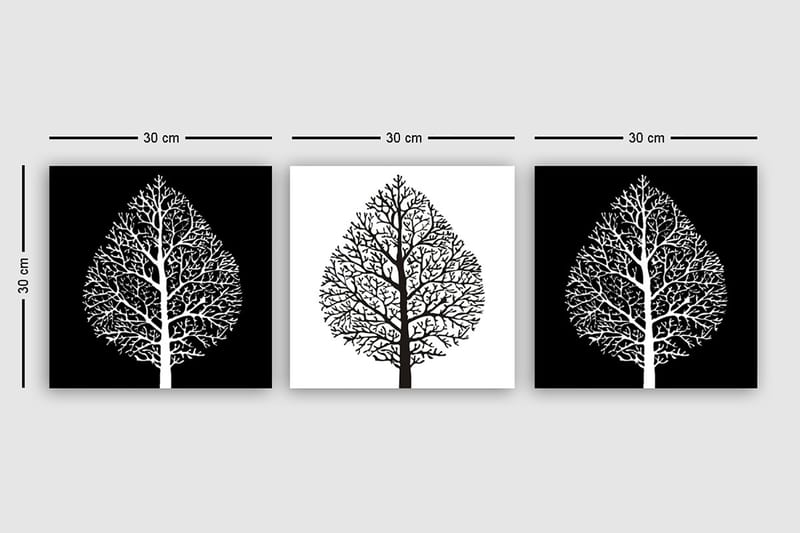 CANVASTAVLA VP Italy 3-pack Flerfärgad 30x30 cm - Inredning & dekor - Tavlor & konst - Canvastavla