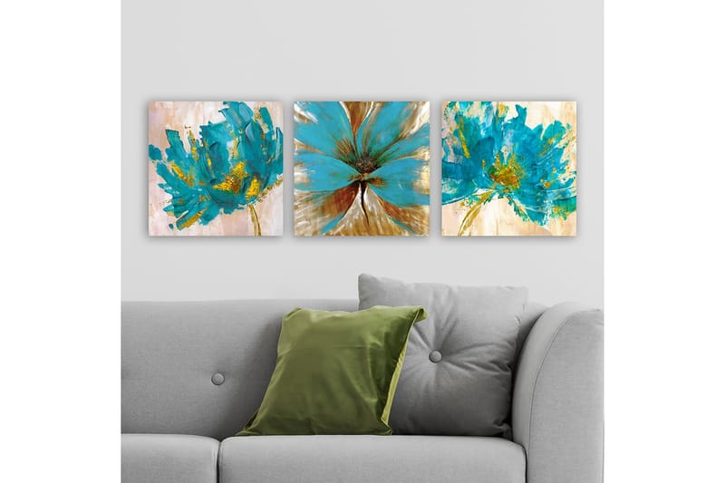 CANVASTAVLA VP Italy 3-pack Flerfärgad 30x30 cm - Inredning & dekor - Tavlor & konst - Canvastavla