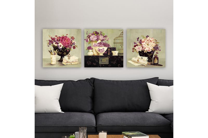 CANVASTAVLA VP Italy 3-pack Flerfärgad 30x30 cm - Inredning & dekor - Tavlor & konst - Canvastavla