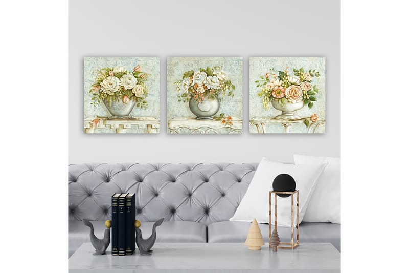CANVASTAVLA VP Italy 3-pack Flerfärgad 30x30 cm - Inredning & dekor - Tavlor & konst - Canvastavla