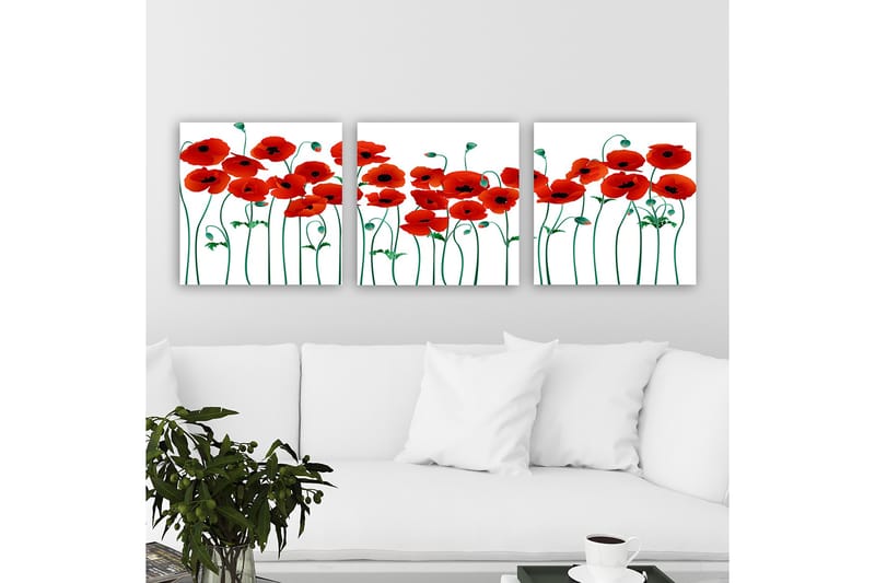 CANVASTAVLA VP Italy 3-pack Flerfärgad 30x30 cm - Inredning & dekor - Tavlor & konst - Canvastavla