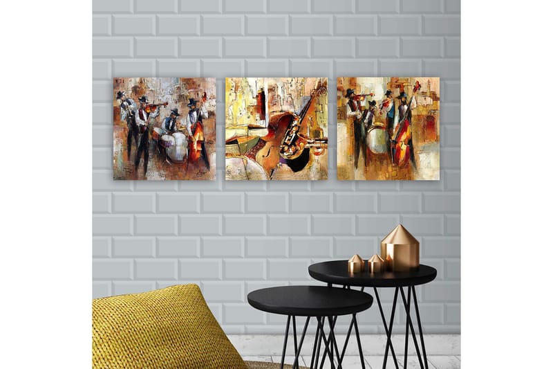 CANVASTAVLA VP Italy 3-pack Flerfärgad 30x30 cm - Inredning & dekor - Tavlor & konst - Canvastavla