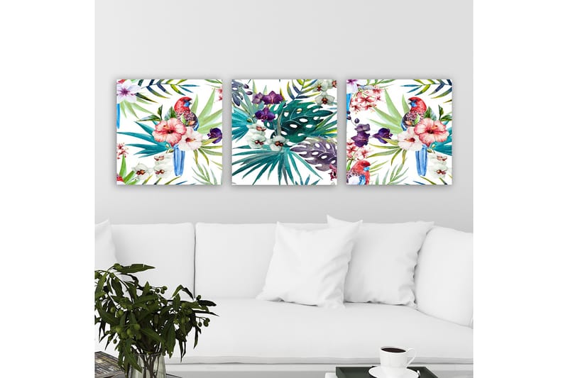 CANVASTAVLA VP Italy 3-pack Flerfärgad 30x30 cm - Inredning & dekor - Tavlor & konst - Canvastavla