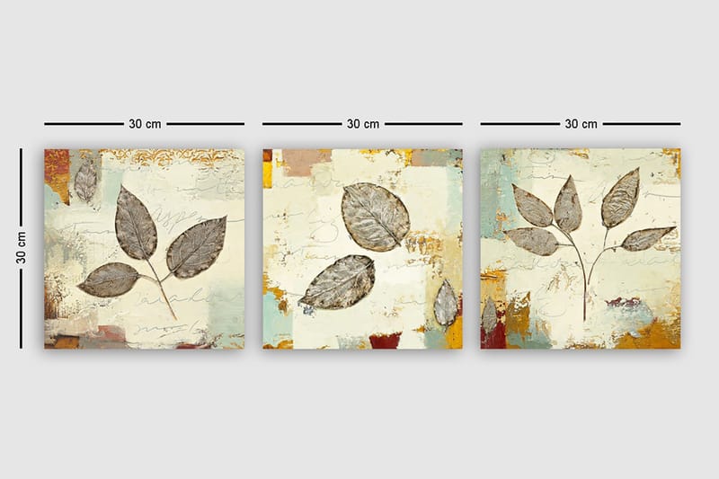 CANVASTAVLA VP Italy 3-pack Flerfärgad 30x30 cm - Inredning & dekor - Tavlor & konst - Canvastavla