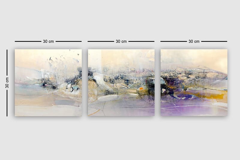 Canvastavla VP Italy 3-pack Flerfärgad - 30x30 cm - Inredning & dekor - Tavlor & konst - Canvastavla