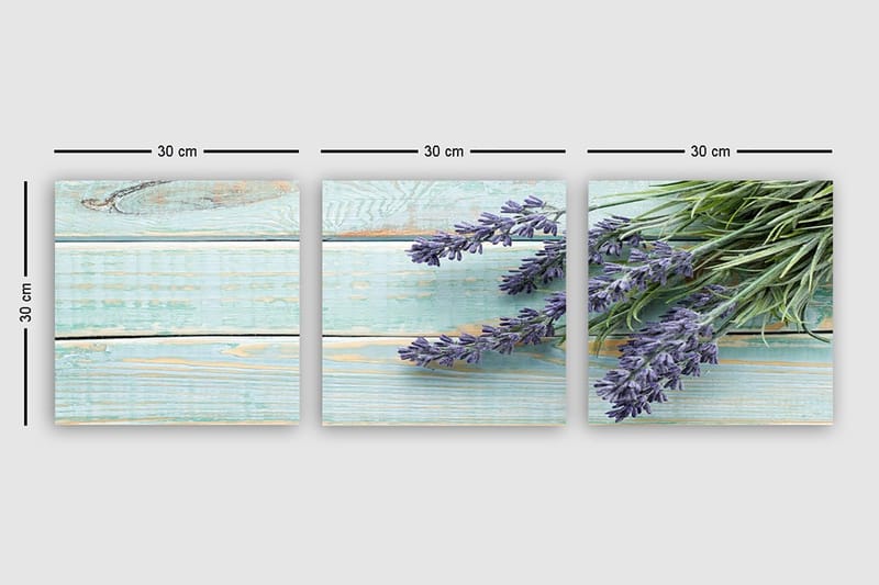 Canvastavla VP Italy 3-pack Flerfärgad - 30x30 cm - Inredning & dekor - Tavlor & konst - Canvastavla