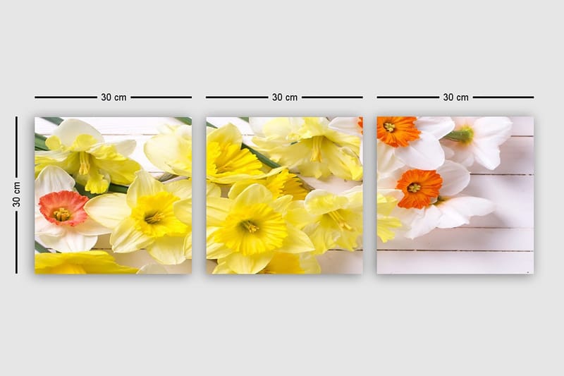 Canvastavla VP Italy 3-pack Flerfärgad - 30x30 cm - Inredning & dekor - Tavlor & konst - Canvastavla