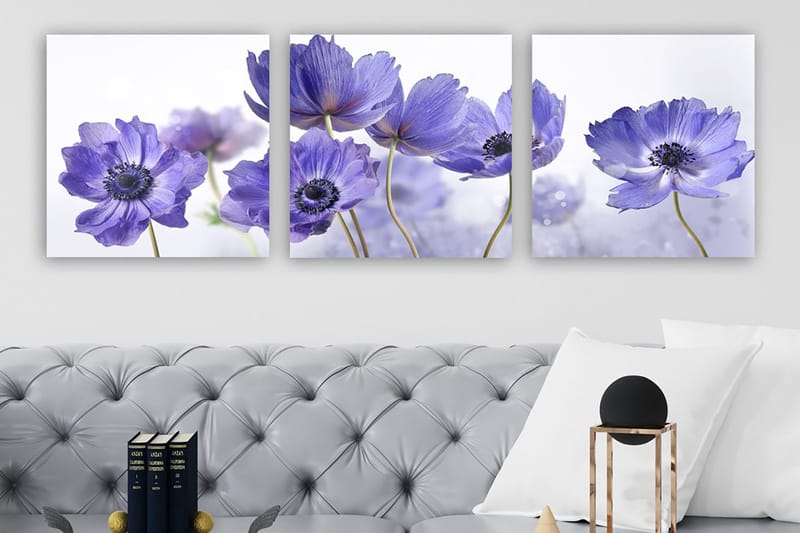 Canvastavla VP Italy 3-pack Flerfärgad, 30x30 cm