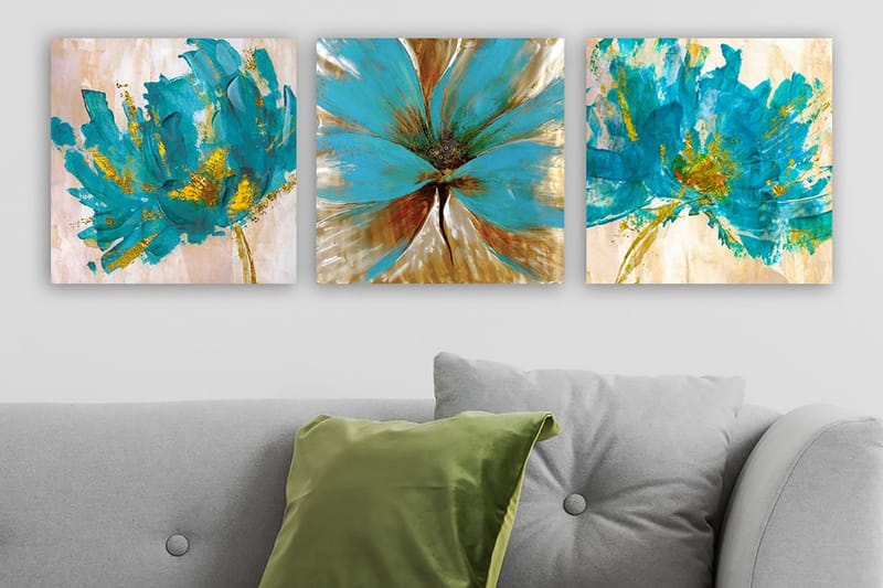 Canvastavla VP Italy 3-pack Flerfärgad, 30x30 cm