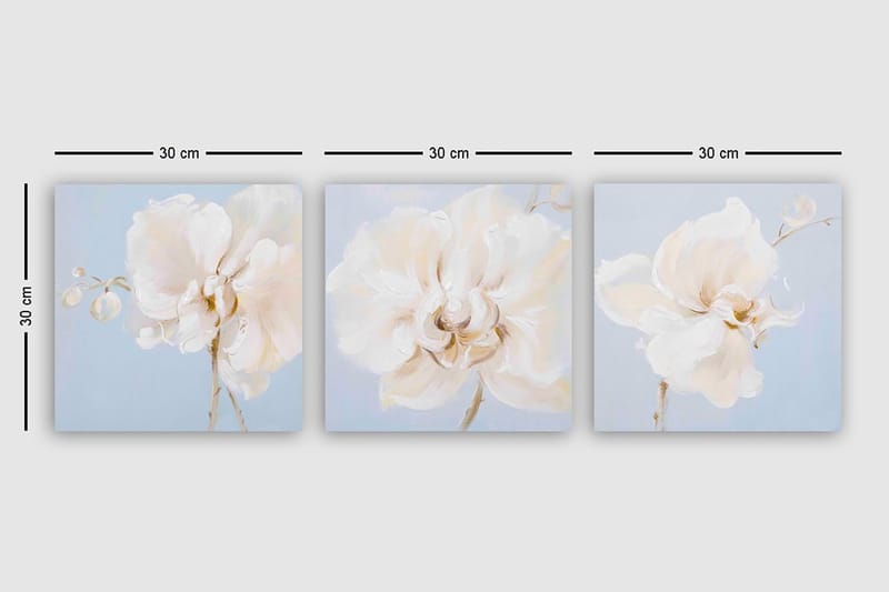 Canvastavla VP Italy 3-pack Flerfärgad - 30x30 cm - Inredning & dekor - Tavlor & konst - Canvastavla