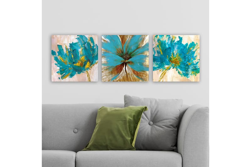 Canvastavla VP Italy 3-pack Flerfärgad - 30x30 cm - Inredning & dekor - Tavlor & konst - Canvastavla