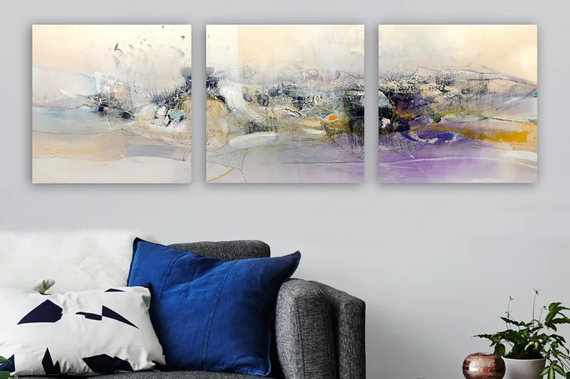 Canvastavla VP Italy 3-pack Flerfärgad, 30x30 cm