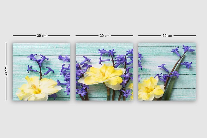 Canvastavla VP Italy 3-pack Flerfärgad - 30x30 cm - Inredning & dekor - Tavlor & konst - Canvastavla