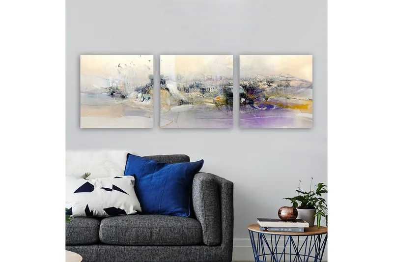 Canvastavla VP Italy 3-pack Flerfärgad - 30x30 cm - Inredning & dekor - Tavlor & konst - Canvastavla