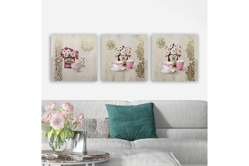 Canvastavla VP Italy 3-pack Flerfärgad - 30x30 cm - Inredning & dekor - Tavlor & konst - Canvastavla