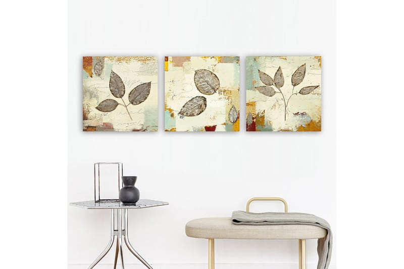 Canvastavla VP Italy 3-pack Flerfärgad, 30x30 cm