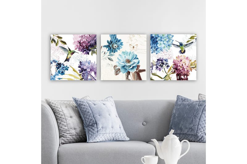 Canvastavla VP Italy 3-pack Flerfärgad - 30x30 cm - Inredning & dekor - Tavlor & konst - Canvastavla