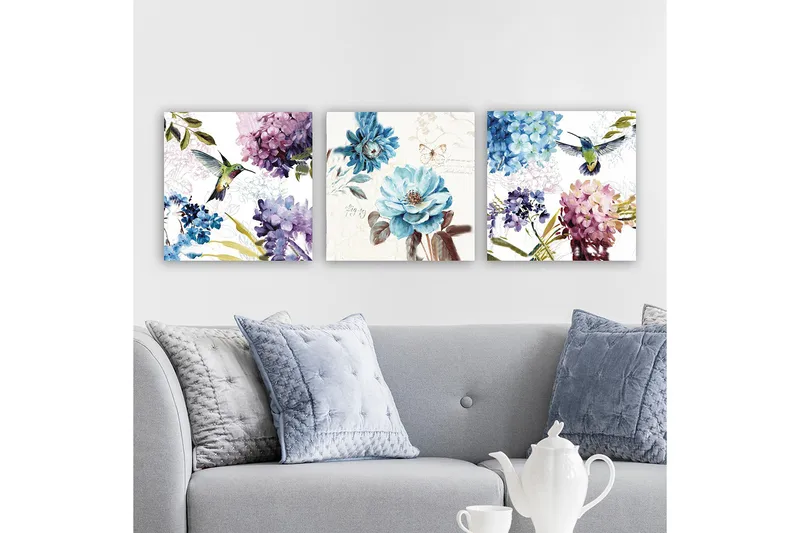 Canvastavla VP Italy 3-pack Flerfärgad - 30x30 cm - Inredning & dekor - Tavlor & konst - Canvastavla