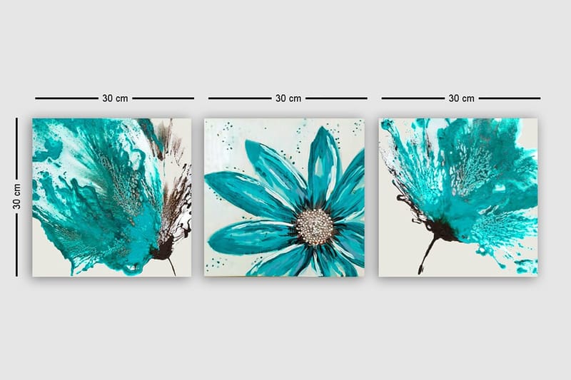 Canvastavla VP Italy 3-pack Flerfärgad - 30x30 cm - Inredning & dekor - Tavlor & konst - Canvastavla