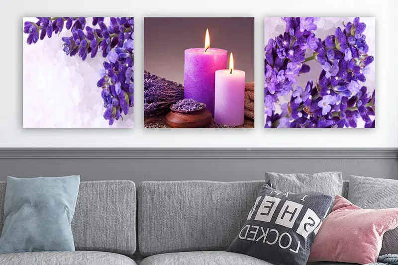 Canvastavla VP Italy 3-pack Flerfärgad - 30x30 cm - Inredning & dekor - Tavlor & konst - Canvastavla