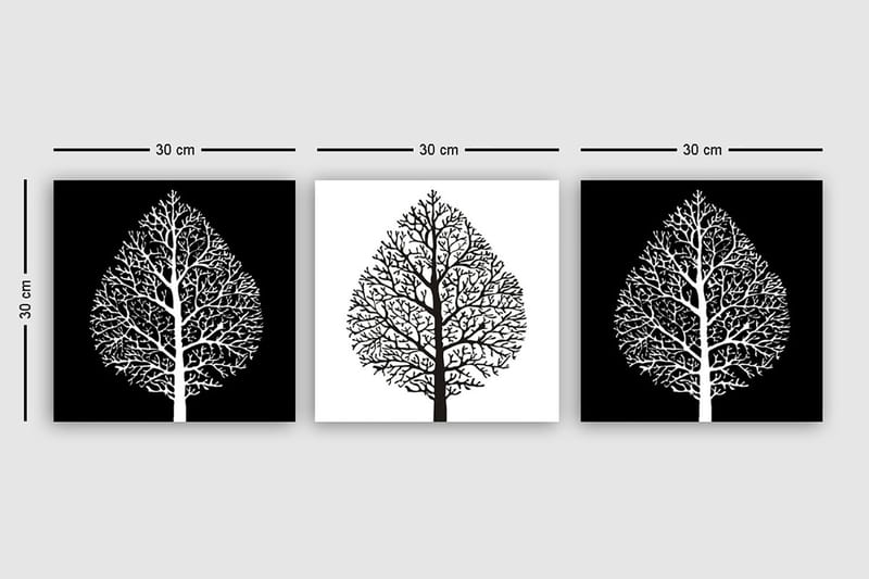 Canvastavla VP Italy 3-pack Flerfärgad - 30x30 cm - Inredning & dekor - Tavlor & konst - Canvastavla