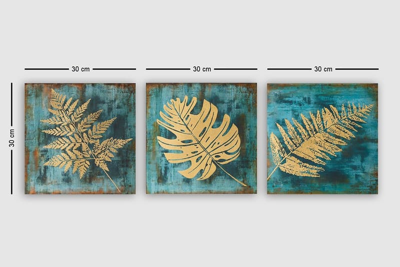 Canvastavla VP Italy 3-pack Flerfärgad - 30x30 cm - Inredning & dekor - Tavlor & konst - Canvastavla