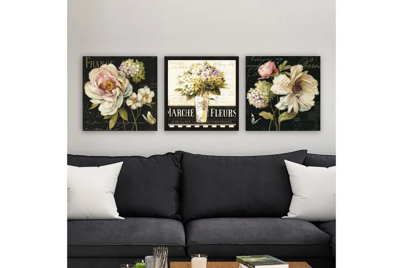 Canvastavla VP Italy 3-pack Flerfärgad - 30x30 cm - Inredning & dekor - Tavlor & konst - Canvastavla