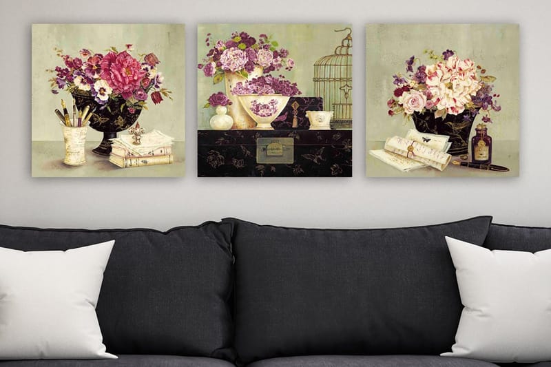 Canvastavla VP Italy 3-pack Flerfärgad - 30x30 cm - Inredning & dekor - Tavlor & konst - Canvastavla