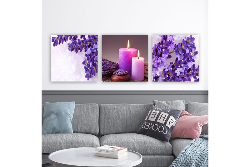 Canvastavla VP Italy 3-pack Flerfärgad - 30x30 cm - Inredning & dekor - Tavlor & konst - Canvastavla