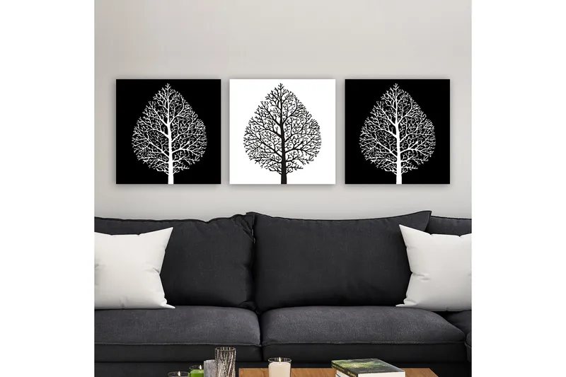 Canvastavla VP Italy 3-pack Flerfärgad - 30x30 cm - Inredning & dekor - Tavlor & konst - Canvastavla