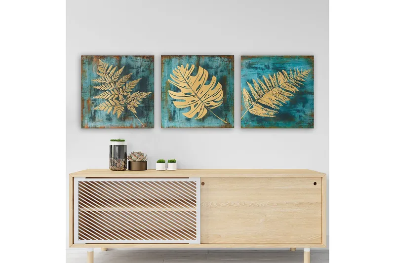 Canvastavla VP Italy 3-pack Flerfärgad - 30x30 cm - Inredning & dekor - Tavlor & konst - Canvastavla