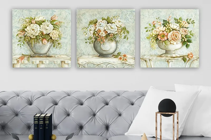 Canvastavla VP Italy 3-pack Flerfärgad - 30x30 cm - Inredning & dekor - Tavlor & konst - Canvastavla