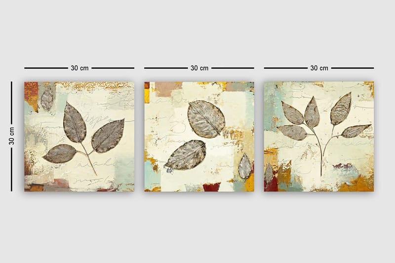 Canvastavla VP Italy 3-pack Flerfärgad - 30x30 cm - Inredning & dekor - Tavlor & konst - Canvastavla