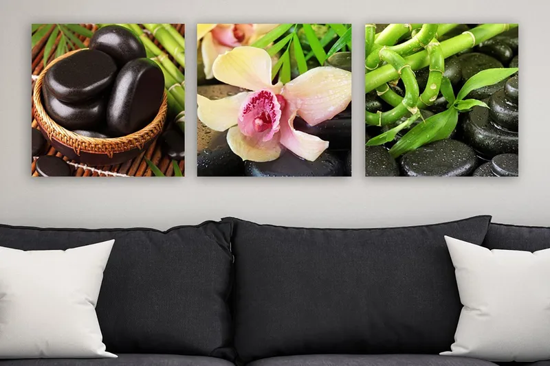 Canvastavla VP Italy 3-pack Flerfärgad, 30x30 cm