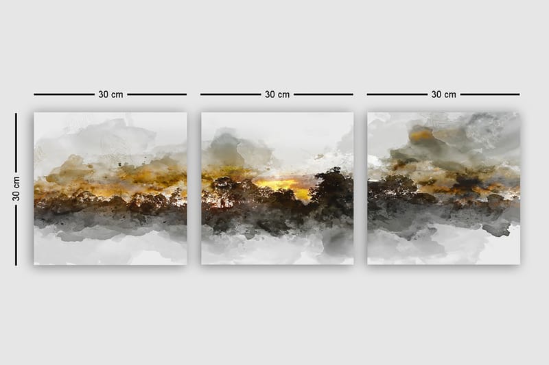 CANVASTAVLA VP Spain 3-pack Flerfärgad 30x30 cm - Inredning & dekor - Tavlor & konst - Canvastavla