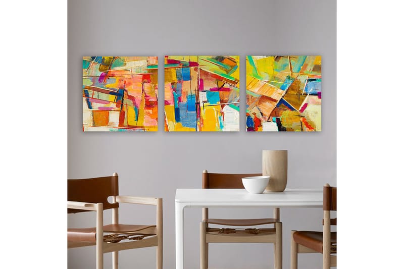 CANVASTAVLA VP Spain 3-pack Flerfärgad 30x30 cm - Inredning & dekor - Tavlor & konst - Canvastavla