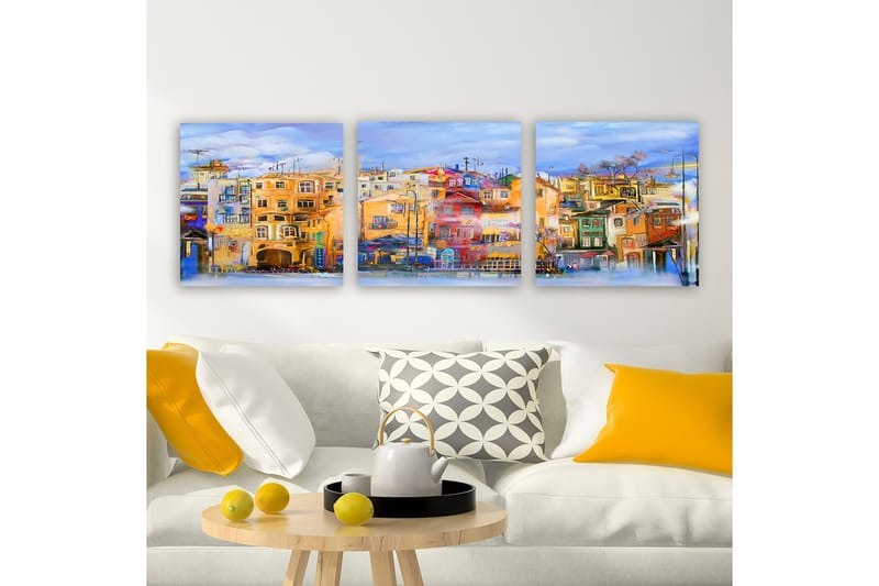 CANVASTAVLA VP Spain 3-pack Flerfärgad 30x30 cm - Inredning & dekor - Tavlor & konst - Canvastavla