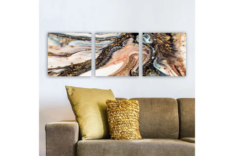 Canvastavla VP Spain 3-pack Flerfärgad - 30x30 cm - Inredning & dekor - Tavlor & konst - Canvastavla