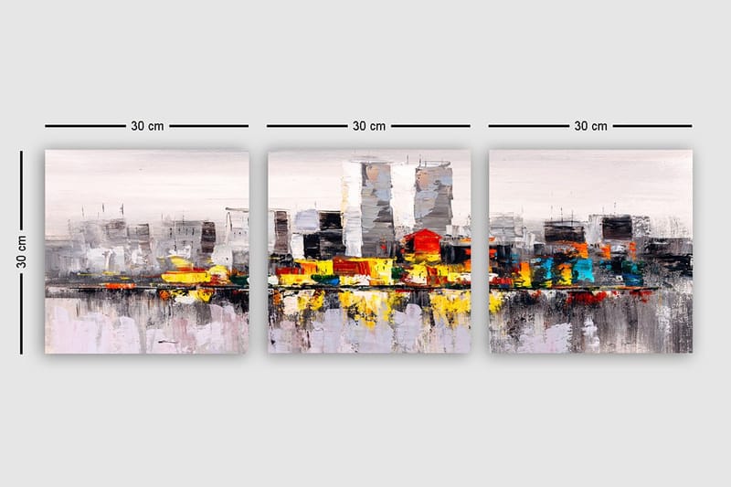 Canvastavla VP Spain 3-pack Flerfärgad - 30x30 cm - Inredning & dekor - Tavlor & konst - Canvastavla